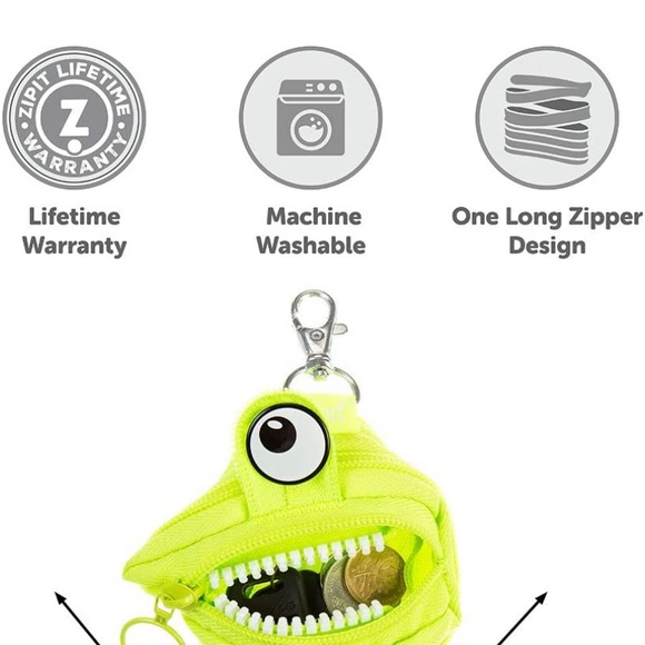 X2 ZIPIT Monster Mini Pouch/Coin Purse - Picture 9 of 17